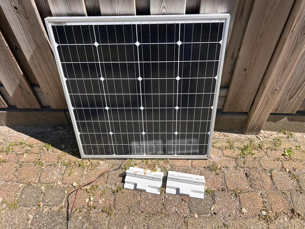 Zonnepaneel 80 WATT met regelaar, Ophalen of Verzenden, Zo goed als nieuw