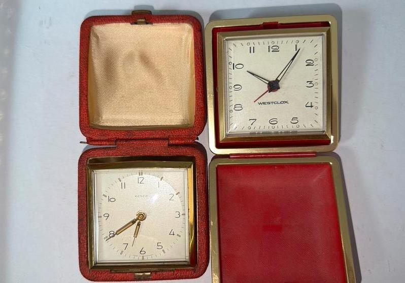 2x reiswekker - Kienzle reiswekker - Westclox reiswekker, Verzenden