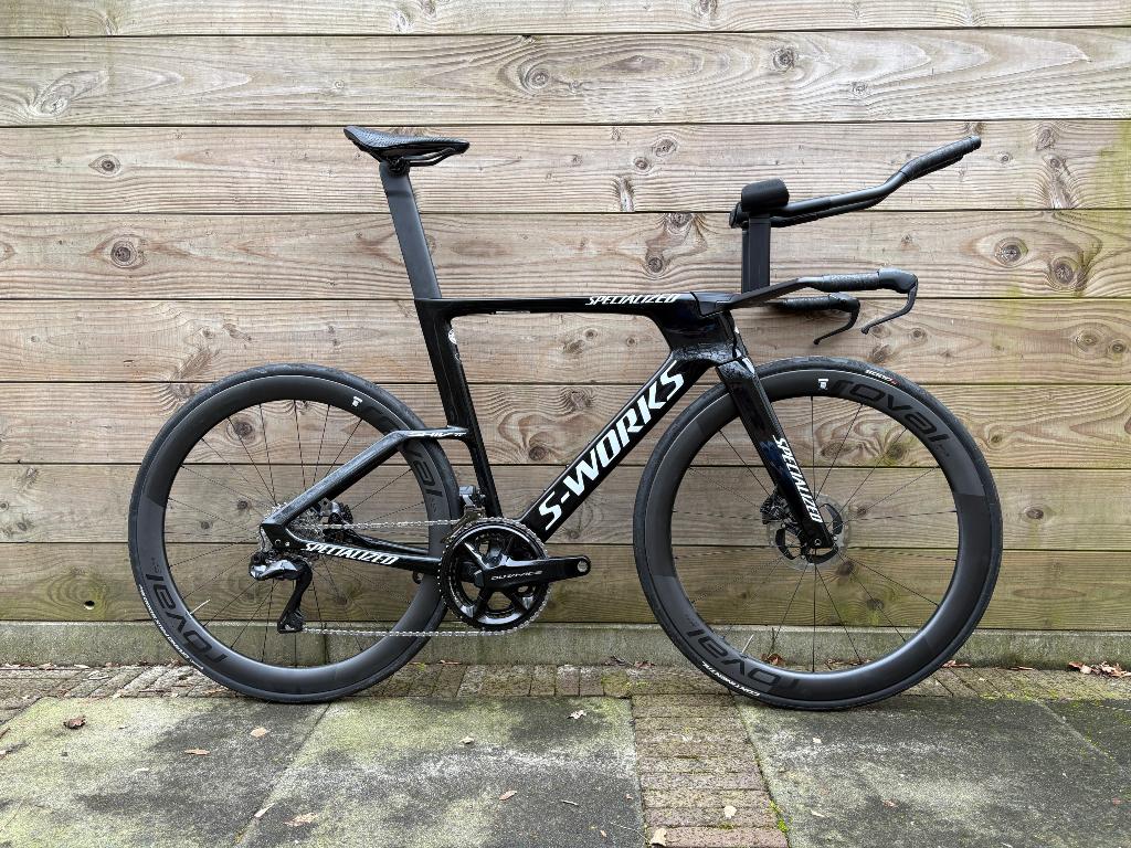 Specialized S-Works Shiv TT L Di2, 28 inch, Carbon, Zo goed als nieuw, 57 tot 61 cm