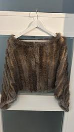 Bontje / overslag sjaal konijnenbont, Ophalen of Verzenden, Zo goed als nieuw, Maat 46/48 (XL) of groter, Sjaal