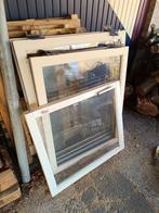 Gebruikte ramen met kozijn - Diverse maten gratis, Doe-het-zelf en Verbouw, Glas en Ramen, Ophalen, Gevelraam of Ruit, Gebruikt
