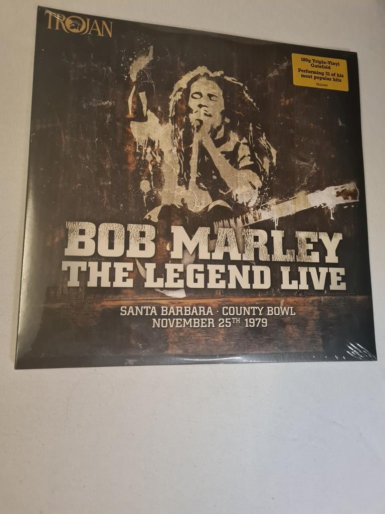 Bob Marley - The legend live ( 3 lp's geseald ) voor 40 € ., Ophalen of Verzenden, Nieuw in verpakking, 12 inch