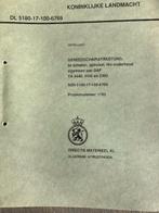 Handleiding YA 328, Nekaf, Laro, YA 4440, Munga, YP-408 etc, Ophalen of Verzenden, Landmacht, Nederland, Boek of Tijdschrift