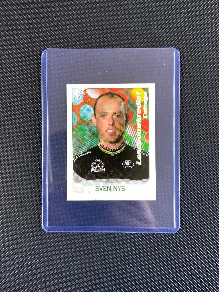 Sven Nys Panini Sprint 2009 Sticker Landbouwkrediet Colnago, Verzamelen, Verzenden, Zo goed als nieuw, Overige sporten, Poster, Plaatje of Sticker