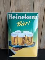 Emaille bord van Heineken, Ophalen, Gebruikt, Reclamebord