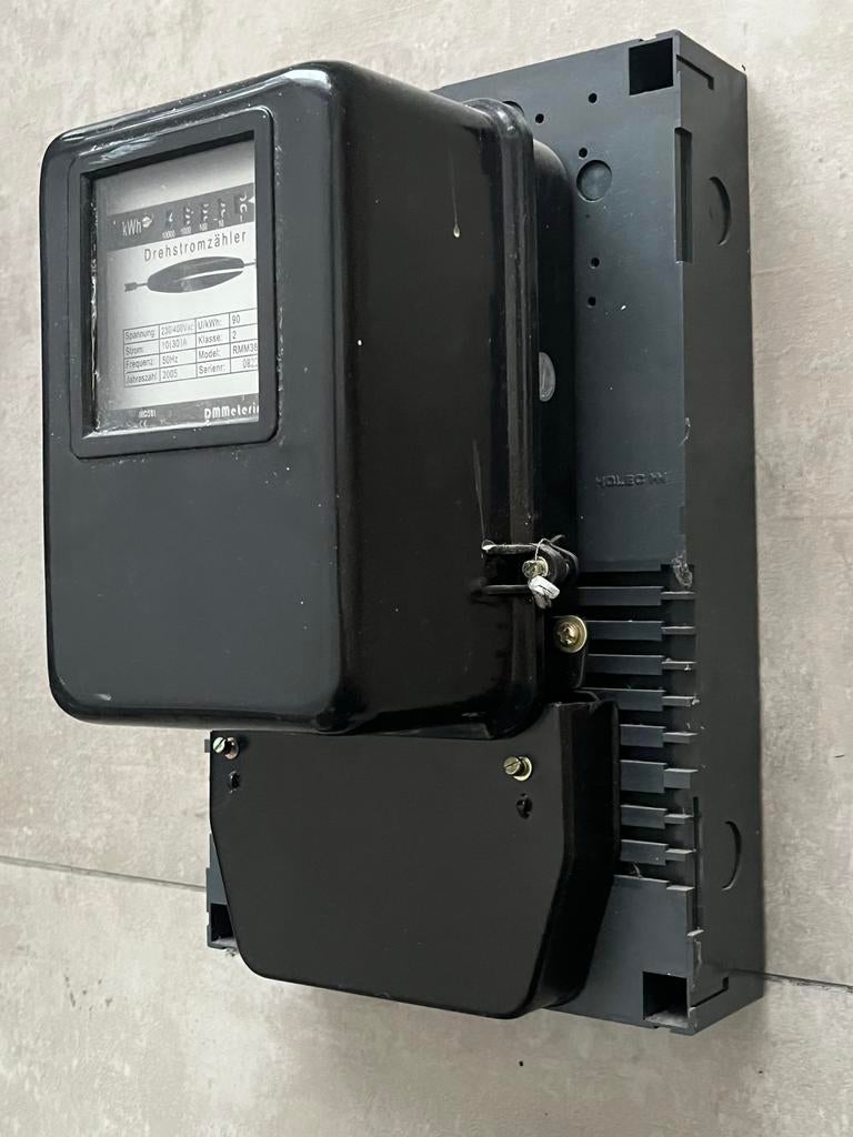 Draaistroommeter (Drehstromzähler) 50Hz uit 2005, Ophalen of Verzenden, Gebruikt, Overige typen