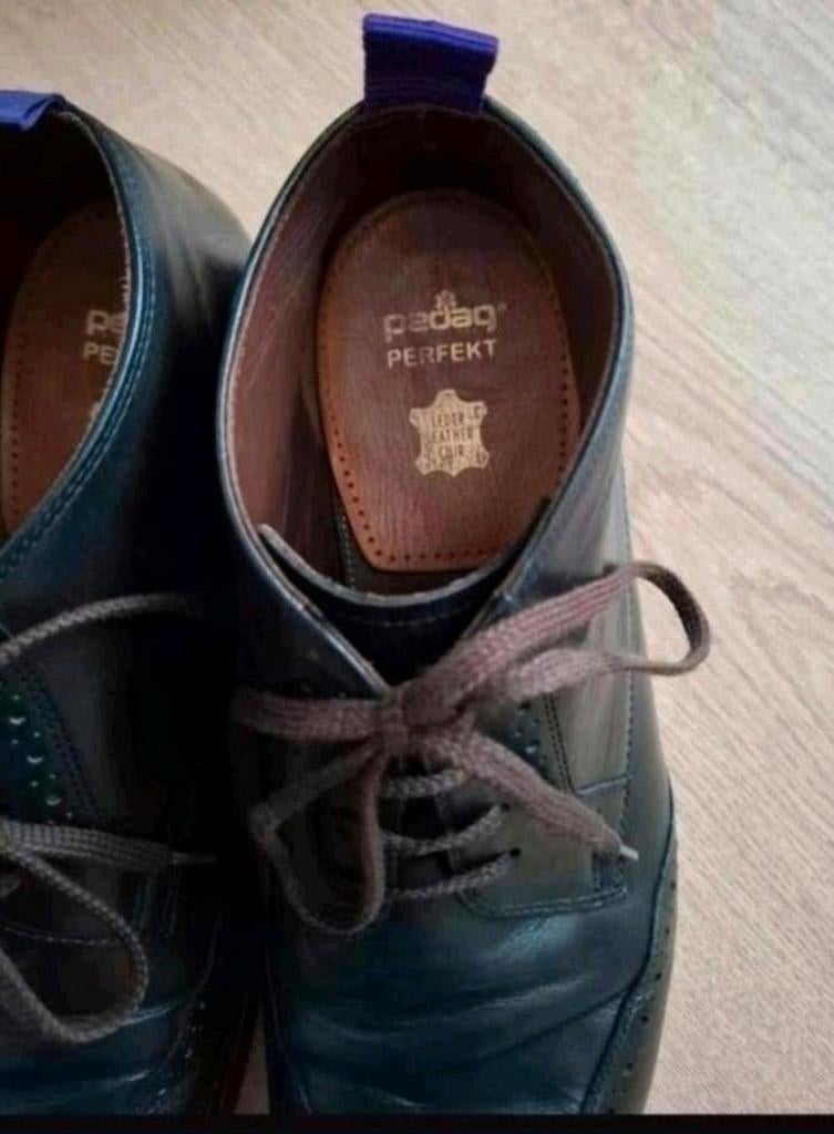 Heren schoenen Floris van Bommel – maat 42,5 – leer, Kleding | Heren, Schoenen, Blauw, Floris van Bommel, Ophalen of Verzenden