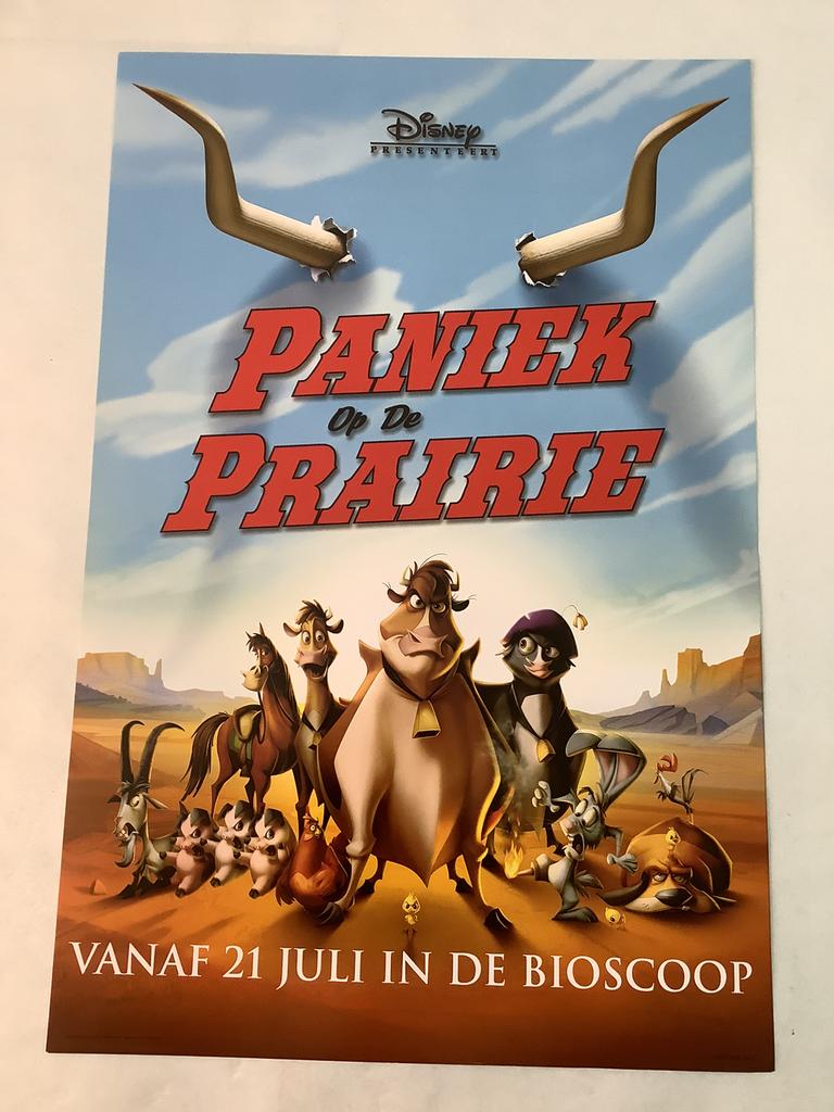 OPEN RANGE   FILMPOSTER   40-60 cm, Kinderen en Baby's, Speelgoed | Knuffels en Pluche, Ophalen of Verzenden, Zo goed als nieuw