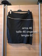 Zwarte Anna rok, maat 46, Kleding | Dames, Anna, Zwart, Maat 46/48 (XL) of groter, Ophalen of Verzenden