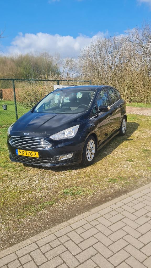 Ford C-Max 1.5 Ecoboost 110KW AUT 2015 Zwart, Auto's, 1498 cc, Zwart, 4 cilinders, Zwart