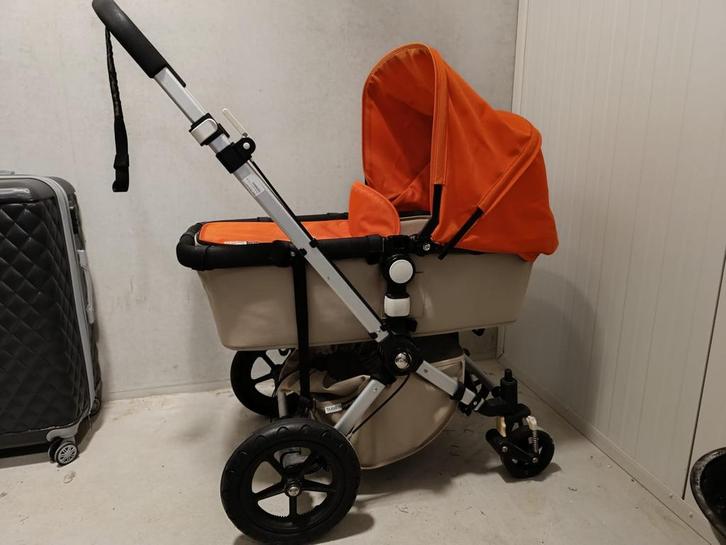 Bugaboo Cameleon 3 kinderwagen met reiswieg - Oranje, Kinderen en Baby's, Kinderwagens en Combinaties, Gebruikt, Kinderwagen, Bugaboo