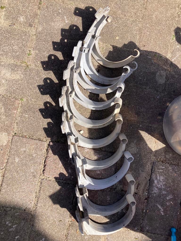 Gootbeugels kunststof 10 stuks, Kunststof, Gebruikt, Overige typen, Ophalen of Verzenden