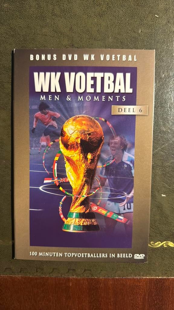 Men & Moments DVD 6 WK voetbal, Ophalen of Verzenden, Zo goed als nieuw, Buitenlandse clubs, Overige typen