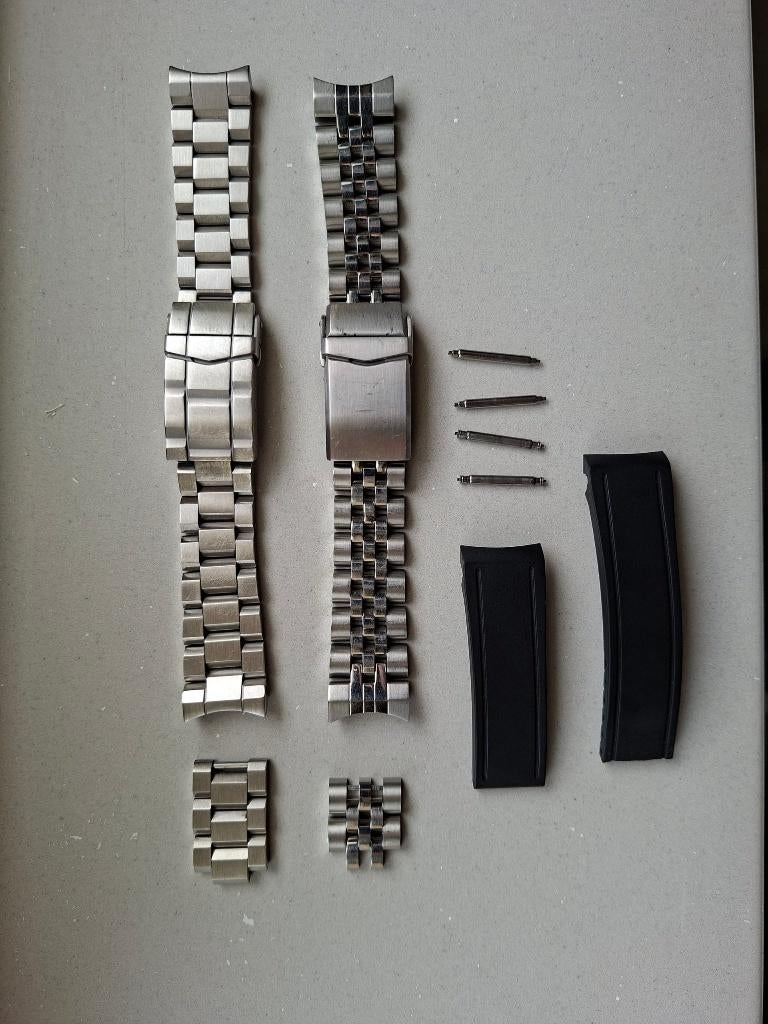 Banden voor Seiko MM300, Gebruikt, Staal, Polshorloge, Ophalen of Verzenden