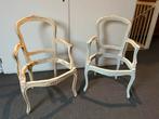 Stoelen voor de liefhebber, stoffeer-project, Ophalen, Gebruikt, Twee, Wit