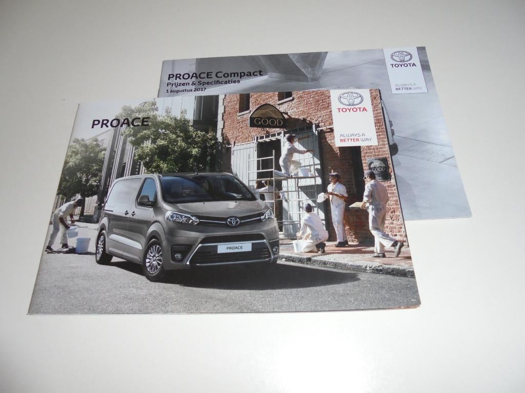 brochure Toyota Proace  2017, Ophalen of Verzenden, Nieuw, Toyota