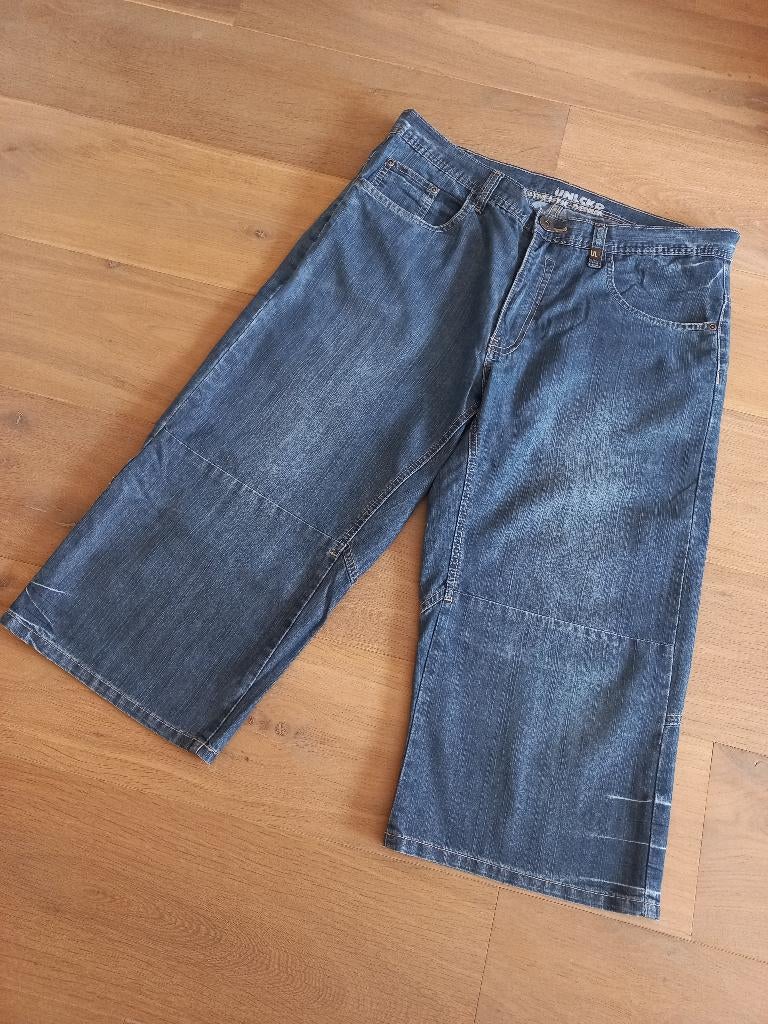 Unlocked jeans maat 34, Kleding | Heren, Ophalen of Verzenden, Zo goed als nieuw, Blauw, W33 - W34 (confectie 48/50)