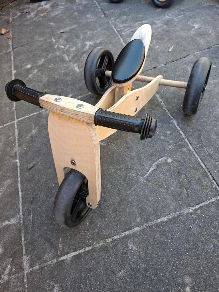 Gratis: Houten loopfiets, Ophalen, Gebruikt, Loopfiets