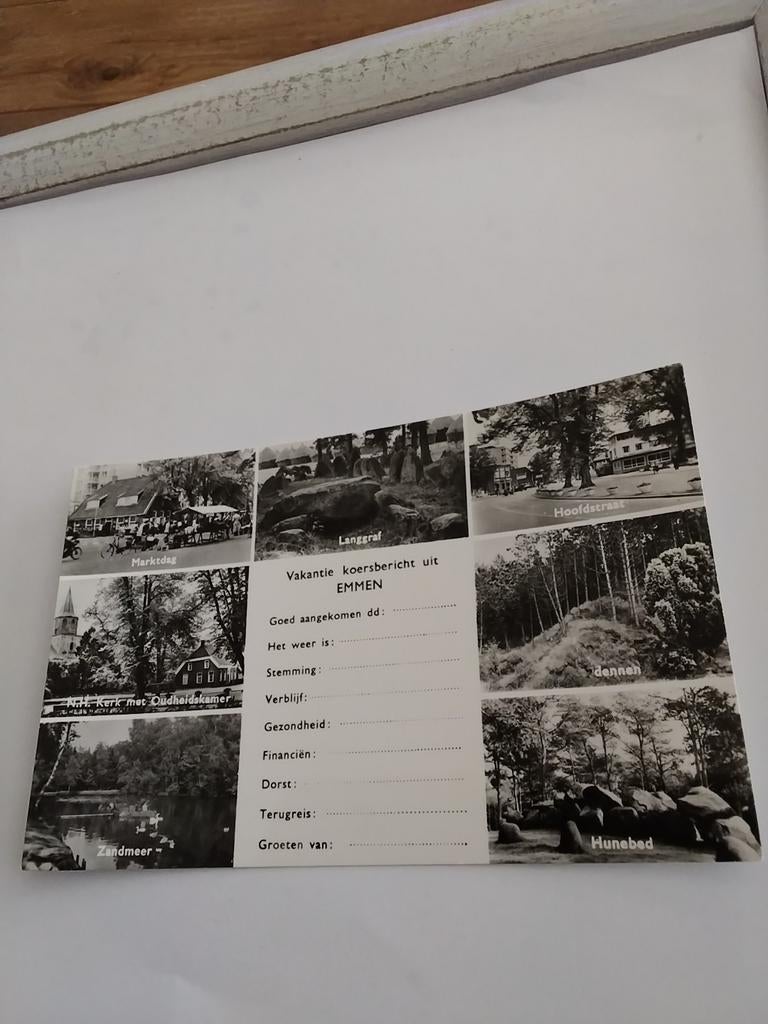 EMMEN Vakantie koersbericht, Ophalen of Verzenden, 1960 tot 1980, Drenthe