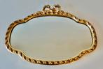 vergulde spiegel 1950 - 1960, Ophalen of Verzenden, Ovaal, 50 tot 100 cm, Minder dan 100 cm