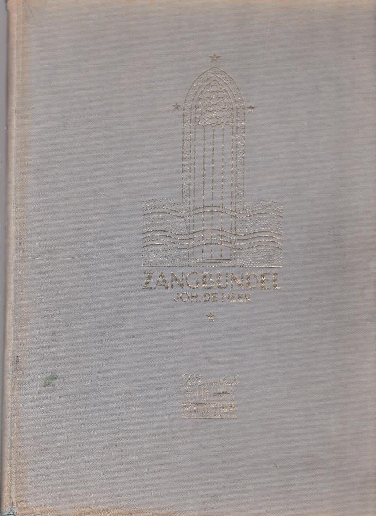 Zangbundel Joh. de Heer Klavarscribo, Ophalen of Verzenden, Gelezen