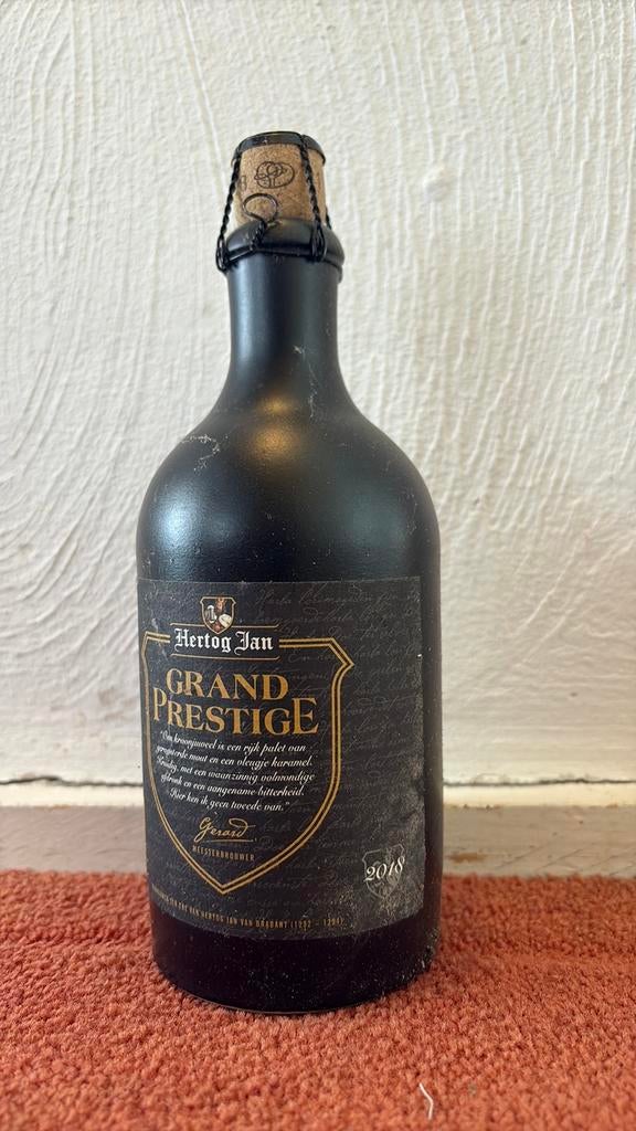 Hertog jan grand prestige 2018 kruikje vol 0,5 l, Ophalen of Verzenden, Zo goed als nieuw, Flesje(s), Hertog Jan