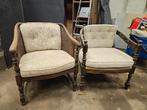 vintage oude fauteuil 2 stuks retro, Ophalen