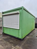 Geïsoleerde schaftunit/ unit 6x3 met dubbelglas en rolluiken, Ophalen of Verzenden