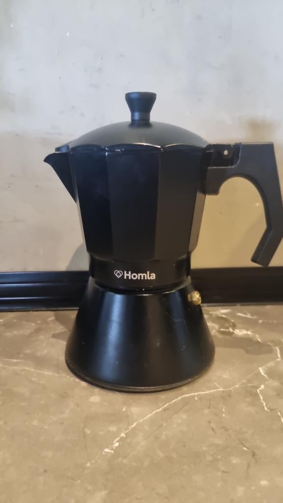 Homla Percolator - Zwart, Overige modellen, Gemalen koffie, Ophalen of Verzenden, Zo goed als nieuw