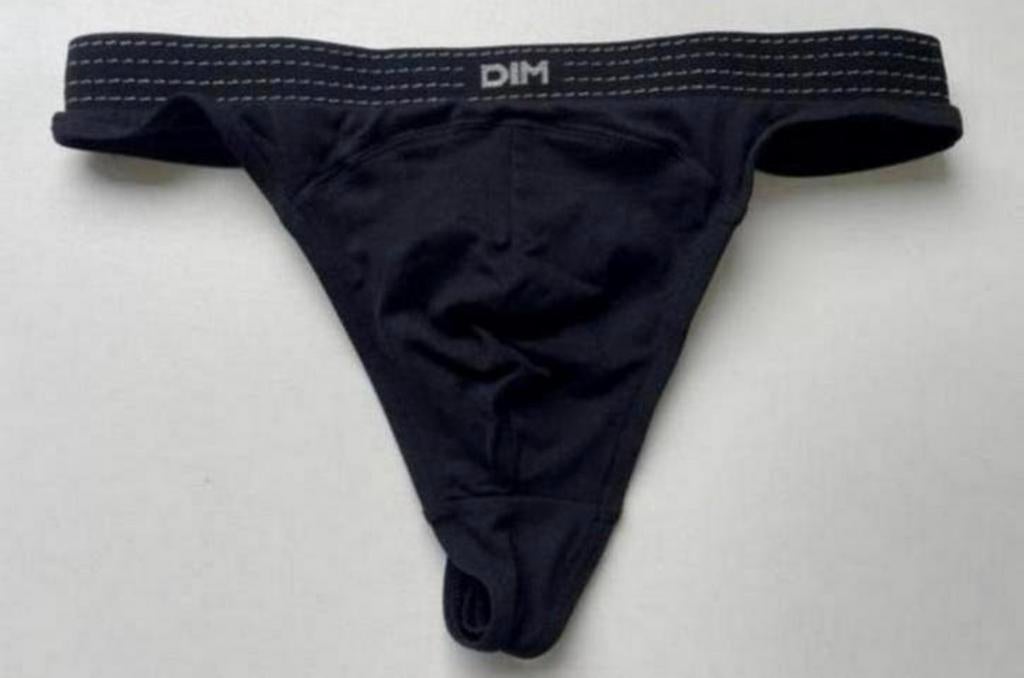 DIM String Men Polyamide, Verzenden, Zwart, Slip