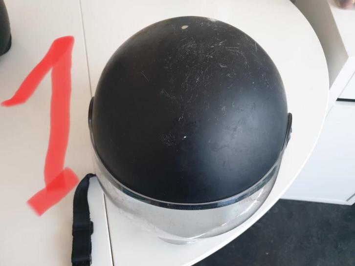 Scooter Helm drie stuks, Fietsen en Brommers, Brommerhelmen, Gebruikt, Extra large of groter, Ophalen