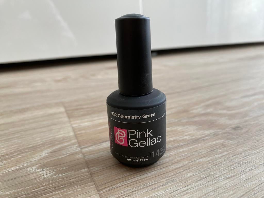 Pink Gellac 232 Chemistry Green NIEUW!, Nieuw, Ophalen of Verzenden, Handen en Nagels, Toebehoren