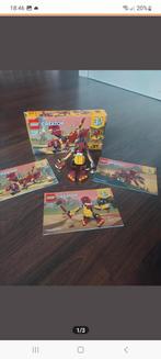 LEGO Creator 3-in-1 set 31073 Mythische Wezens. Incl doos, Ophalen of Verzenden, Zo goed als nieuw, Complete set, Lego