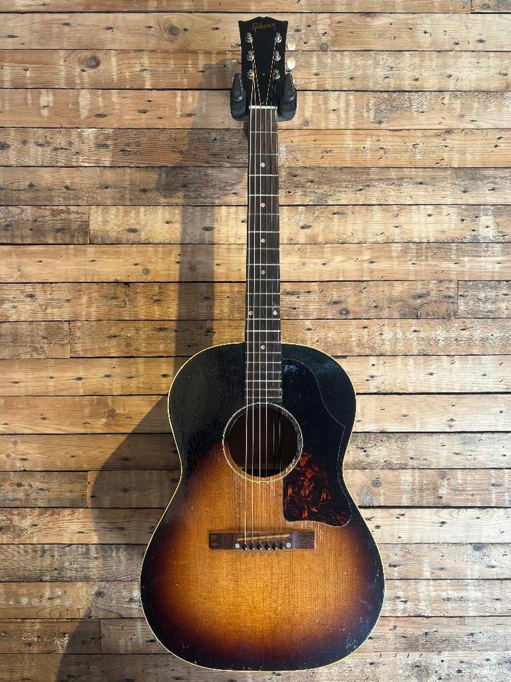 Gibson LG-1 1956 - Sunburst, Muziek en Instrumenten, Snaarinstrumenten | Gitaren | Akoestisch, Gebruikt, Western- of Steelstringgitaar