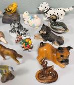 Gezellige verzameling van 14 dierenbeeldjes stijlen en maten, Ophalen of Verzenden, Zo goed als nieuw, Dier