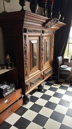 Prachtige Antieke kast neorenaissance ruim 100 jaar oud, Ophalen