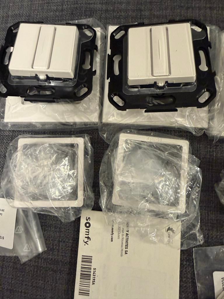 Somfy Smoove Uno (IN) WT schakelaars, Ophalen of Verzenden, Nieuw, Schakelaar