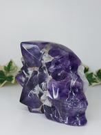 Chevron amethist human skull, Ophalen of Verzenden