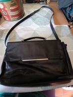 Lederen schouder/aktetas van merk La Moda donkerbruin zgan, Ophalen, Zo goed als nieuw, Bruin, Schoudertasje