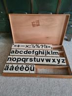 Letterbak stempels alfabet, Ophalen, Gebruikt