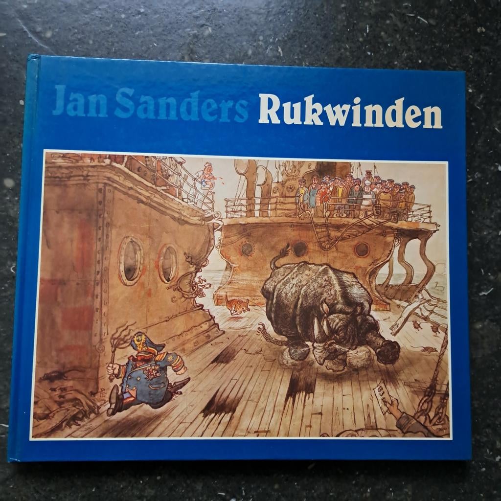 Jan Sanders Rukwinden - Geïllustreerd Boek, Ophalen of Verzenden, Gelezen, Jan Sanders, Nederland