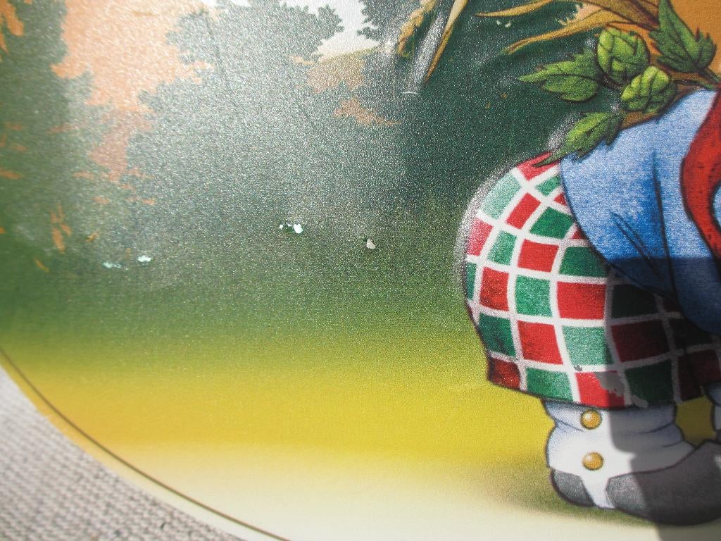 Reclamebord McChouffe MANCAVE of KINDERKAMER, Verzamelen, Ophalen of Verzenden, Gebruikt, Reclamebord, Plaat of Schild, Overige merken