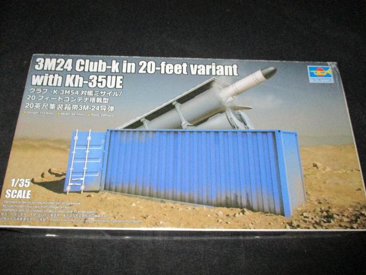 H-31,TRUMPETER 1-35,NO,01076,3M24 Club-k in 20-feet variant, Hobby en Vrije tijd, Modelbouw | Auto's en Voertuigen, Nieuw, Overige typen