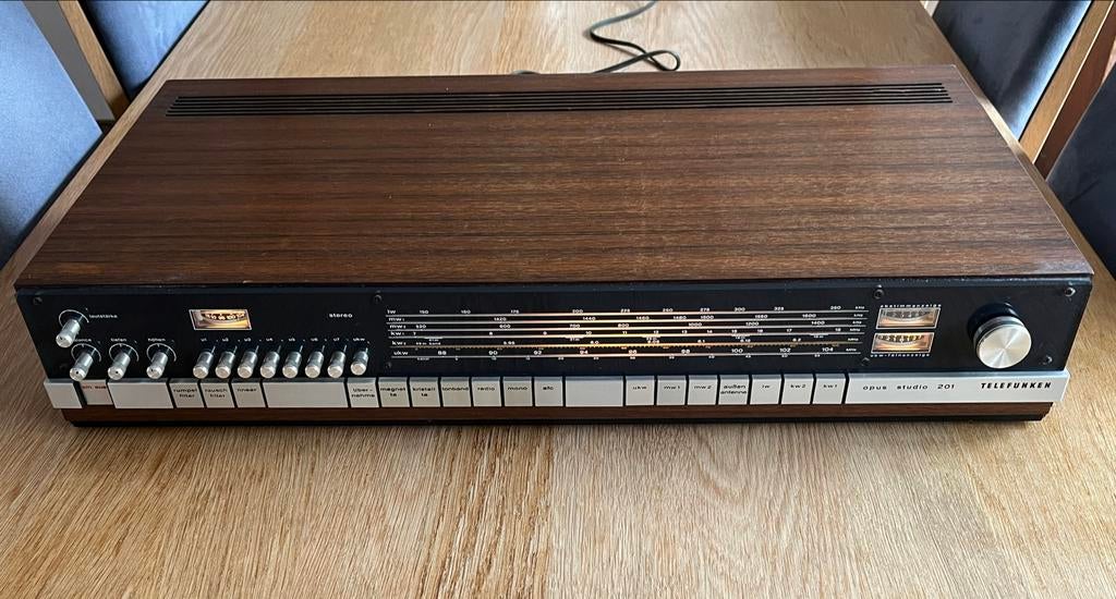 Telefunken Opus Studio 201 - Radio/Versterker, Audio, Tv en Foto, Radio's, Ophalen, Gebruikt, Radio