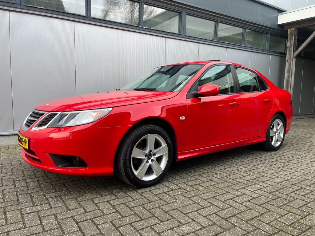 Saab 9-3 20 l Turbo Rood in hele mooie uitvoering BTW Auto, Automaat, 1998 cc, Gebruikt, Huisgarantie