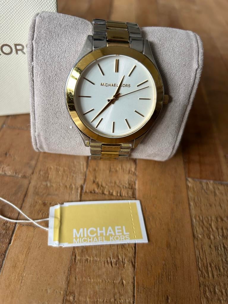 Michael Kors hotloge, Sieraden, Tassen en Uiterlijk, Horloges | Dames, Zo goed als nieuw, Overige merken, Staal, Verzenden