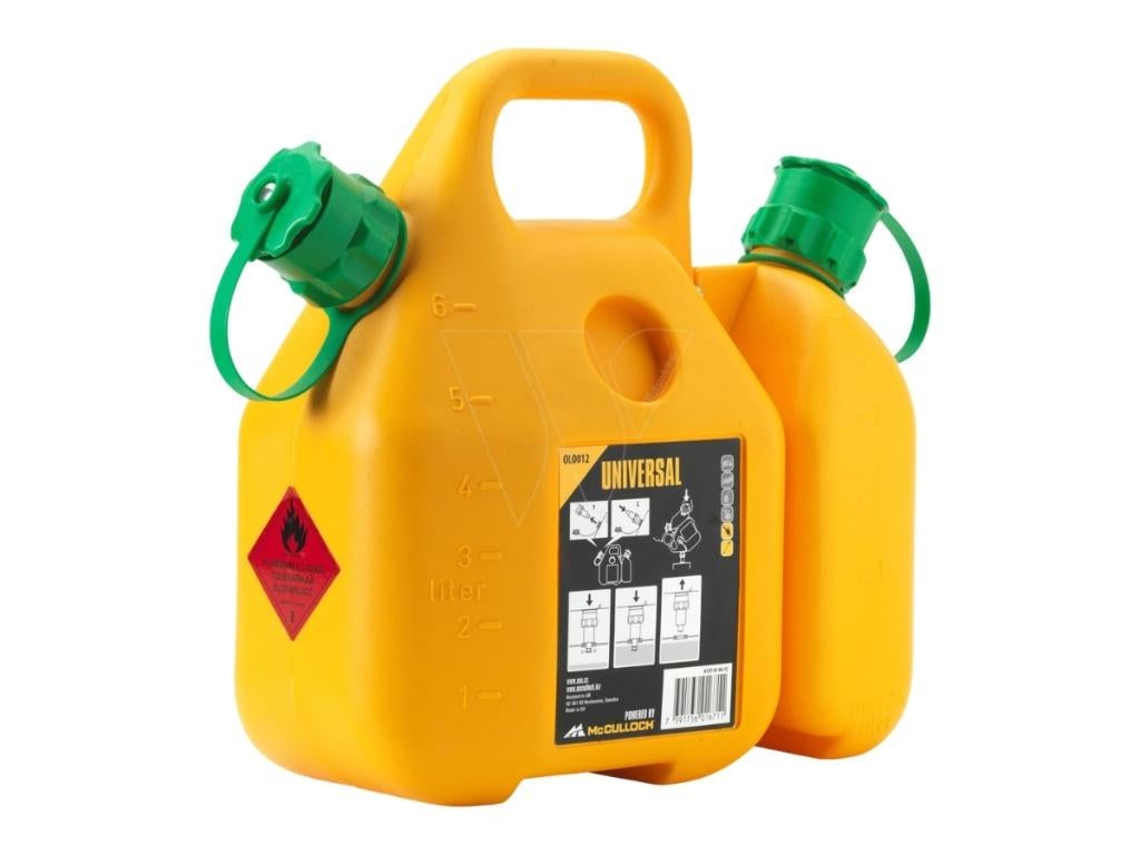 McCulloch Combi Jerrycan 6 Liter, Ophalen, Nieuw