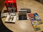 Nintendo Switch OLED met 6 spellen en accessoires, Spelcomputers en Games, Ophalen, 1 speler, Zo goed als nieuw, Eén computer