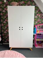 Bopita 2-deurskast Lynn wit/naturel, Ophalen, Gebruikt, Kast, 50 tot 70 cm