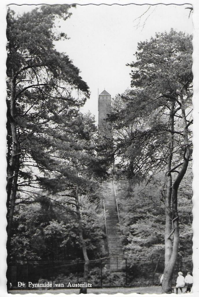 Austerlitz Pyramide Oude Gelopen Ansichtkaart ( 1584 ), Verzamelen, Ansichtkaarten | Nederland, Ophalen of Verzenden, 1960 tot 1980